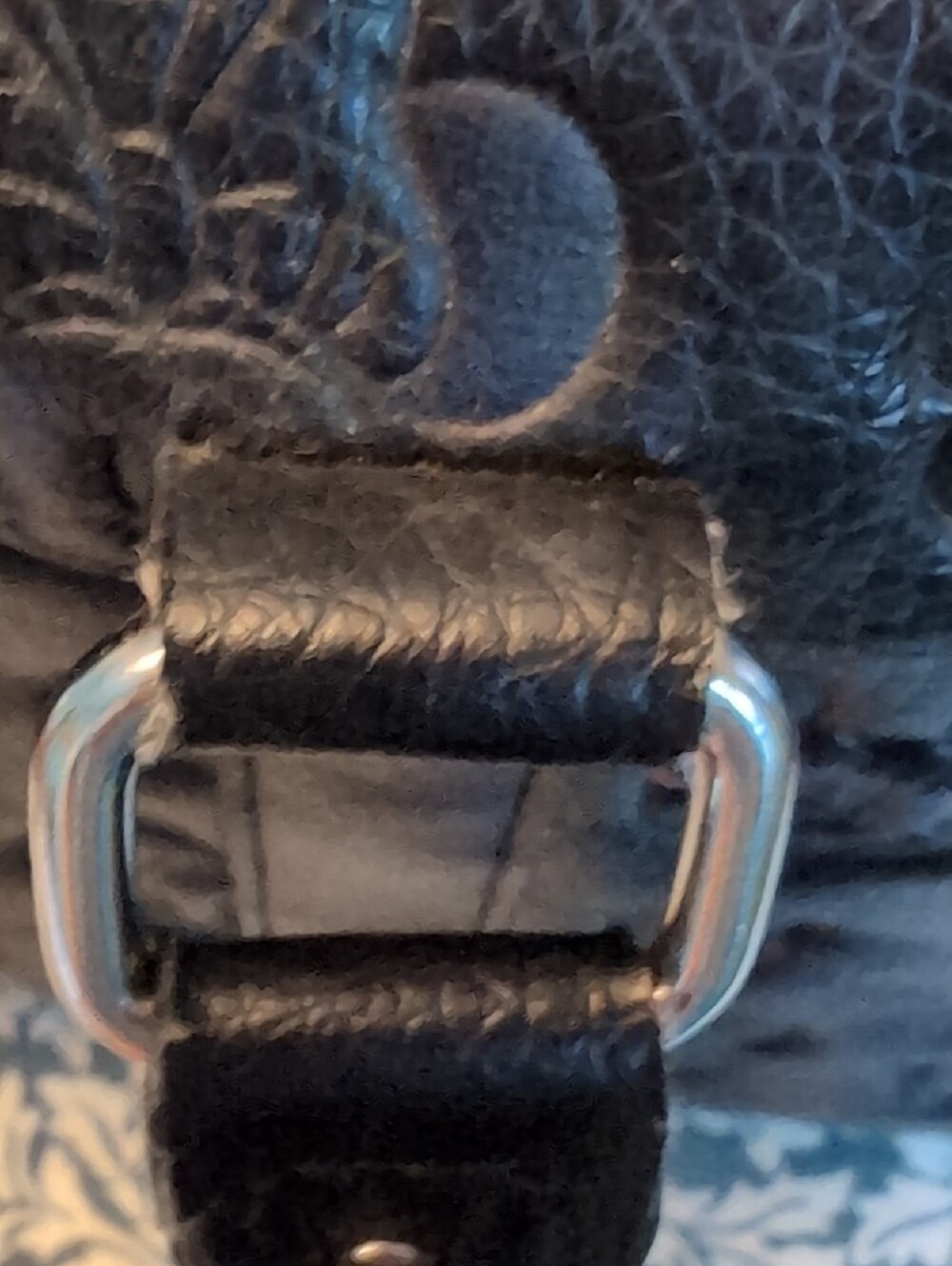 Loungefly Embossed Faux Leather Minnie And Mickey Mouse Purse - Picture 15 of 16